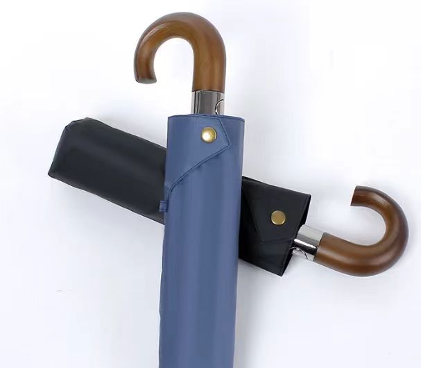 68cm*10k auto golf handle 3 fold umbrella BT336